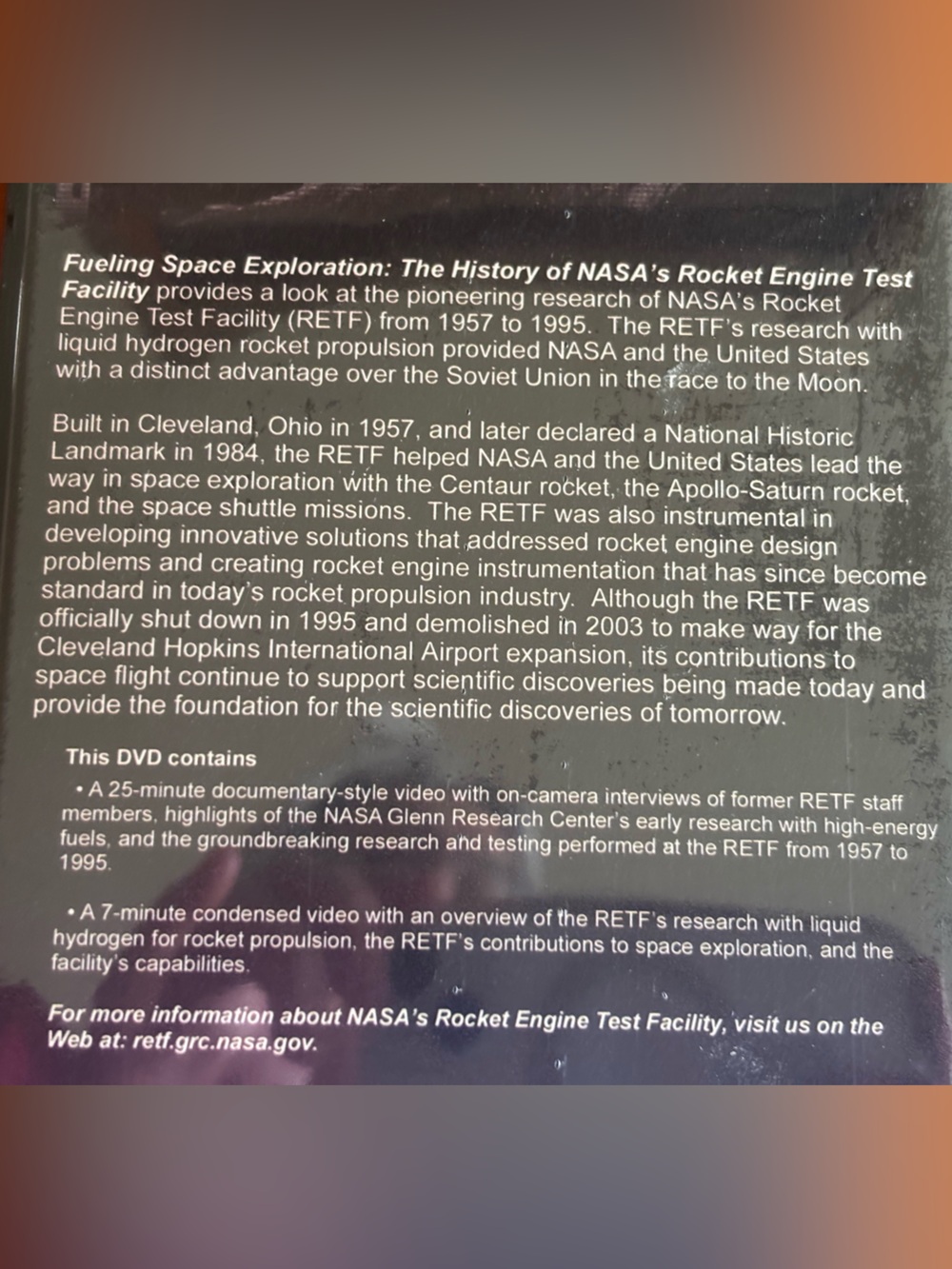 Fueling Space Exploration DVD - NASA Documentary NIP - Picture 4 of 5